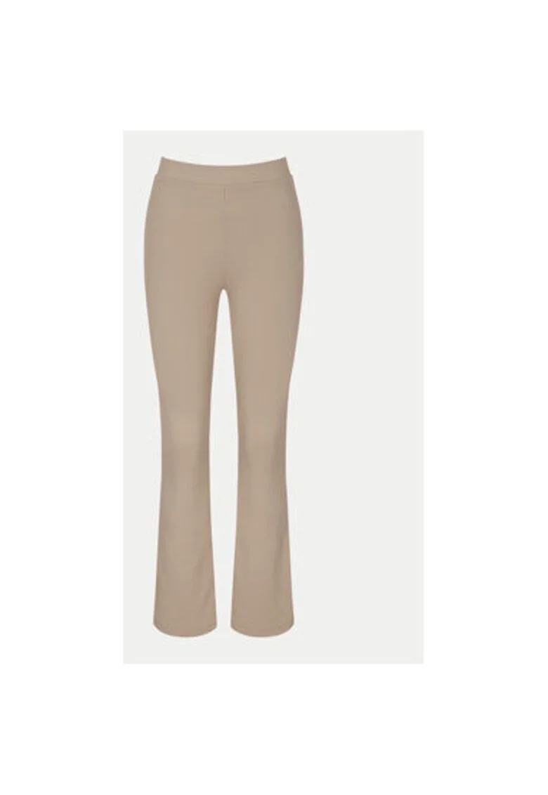 Pantaloni de pijama dama,  304534294, Poliester, Bej