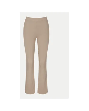 Pantaloni de pijama dama,  304534294, Poliester, Bej