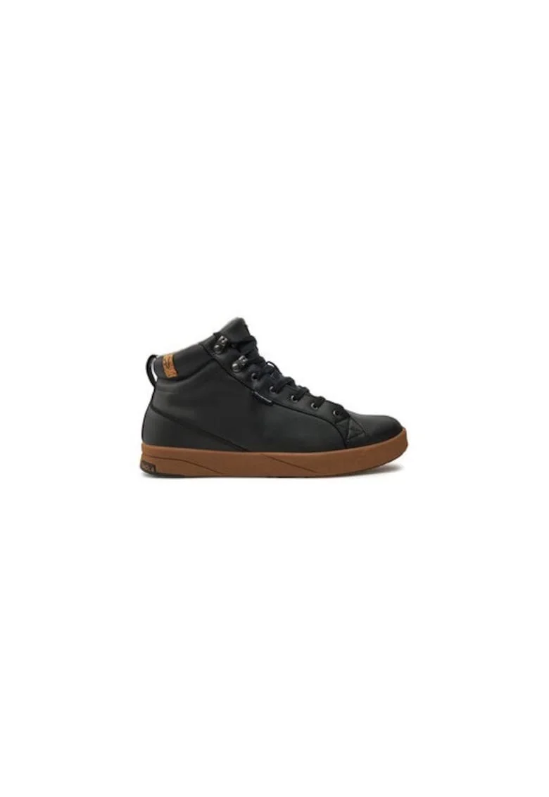 Pantofi sport barbati  305022080, Piele ecologica, Negru, Negru