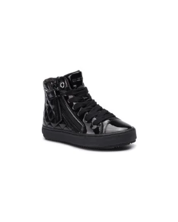 Pantofi sport fete  201630006, Piele ecologica, 24 EU, Negru
