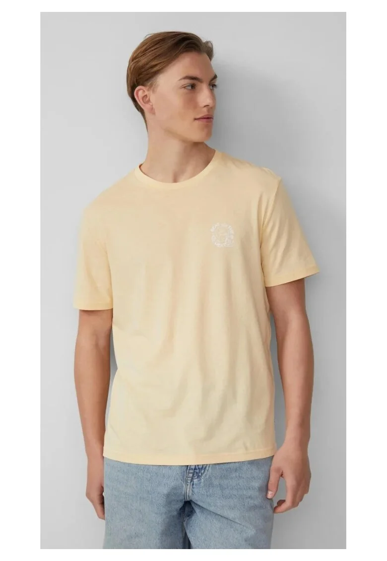 Q/S by s.Oliver Tricou barbati cu imprimeu, decolteu la baza gatului, Regular fit