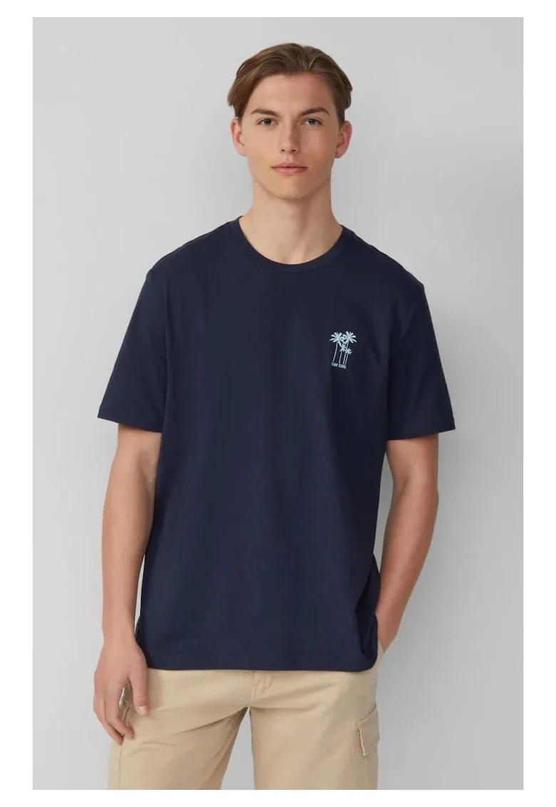 Q/S by s.Oliver Tricou barbati cu imprimeu, decolteu la baza gatului, Regular fit