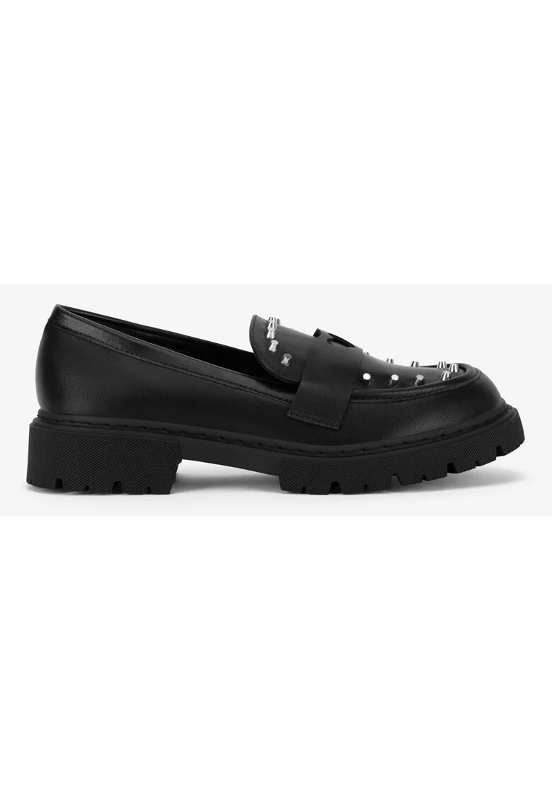 Pantofi fete  5905588780083, Sintetic, Negru, Negru