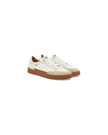 Pantofi sport barbati  304903366, Piele naturala, Alb, Alb