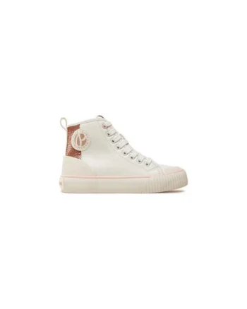 Pantofi fete  304420207, Piele ecologica, Alb, Alb