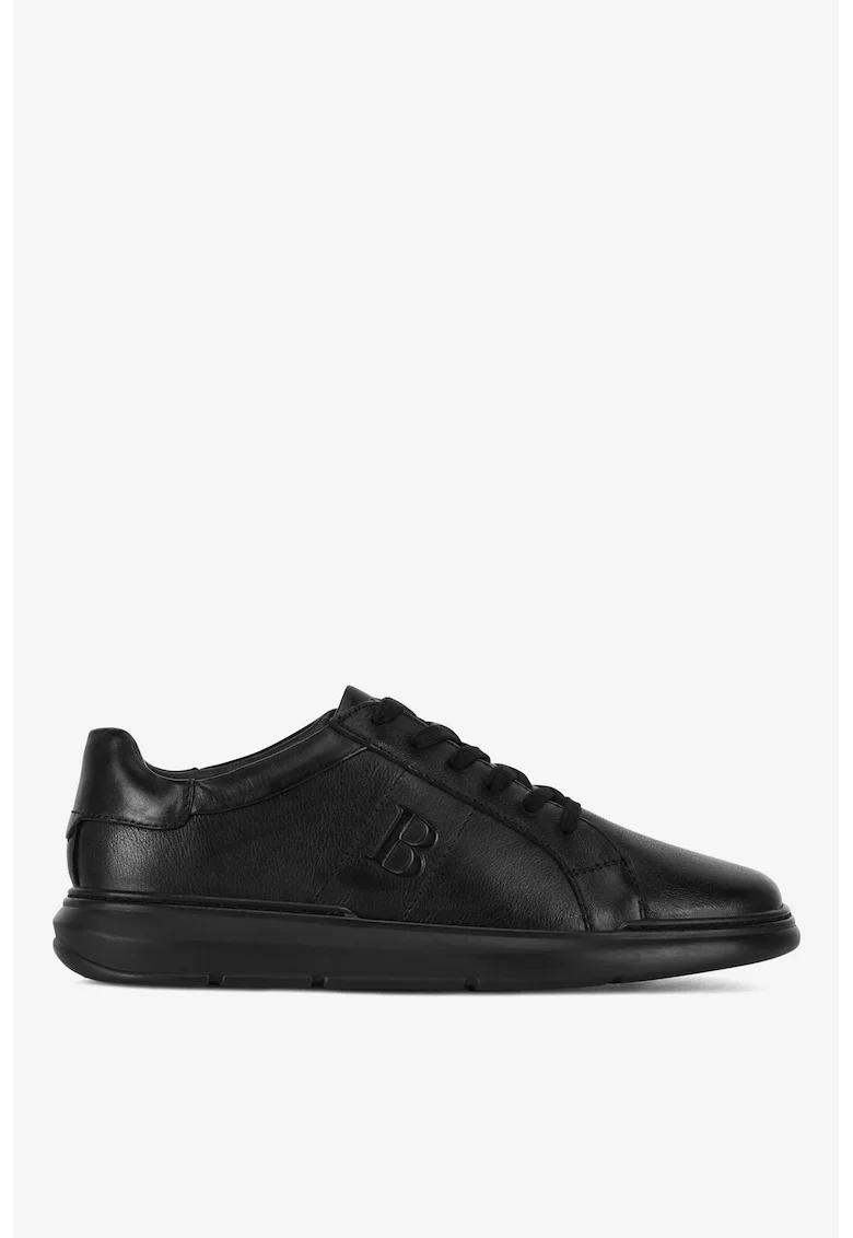Pantofi barbati  5905588942641, Piele naturala, Negru, Negru