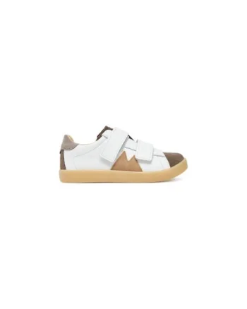 Pantofi sport baieti  304954597, Piele naturala, Alb, Alb