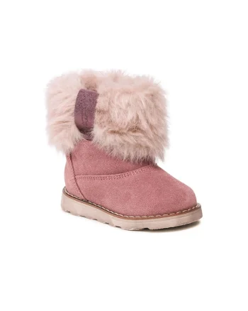 Ghete fete,  301438434, Roz, Piele naturala/Piele intoarsa,