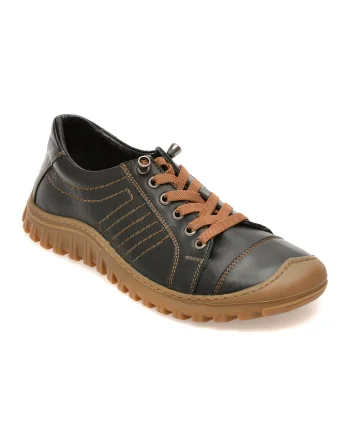 Pantofi sport GRYXX negri, EV2967, din piele naturala