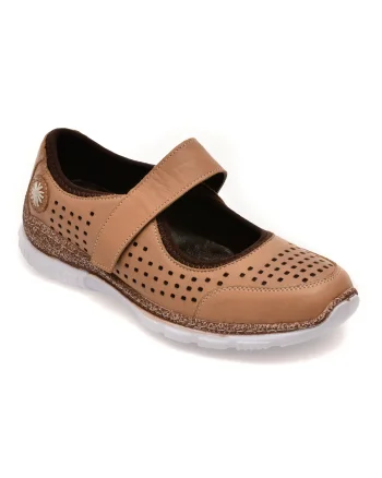 Pantofi GRYXX maro, EV2922, din piele naturala