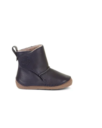 Ghete  din piele naturala pentru baieti G2160072-10, Negru