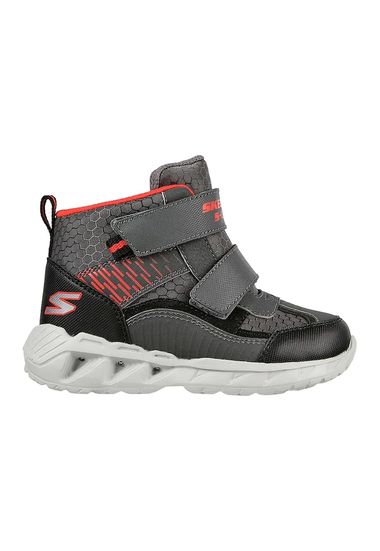 Ghete cu inchidere velcro Magna-Lights Frosty Fun-, Negru/Gri carbune