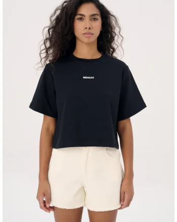 Tricou lejer cu imprimeu pe partea din spate