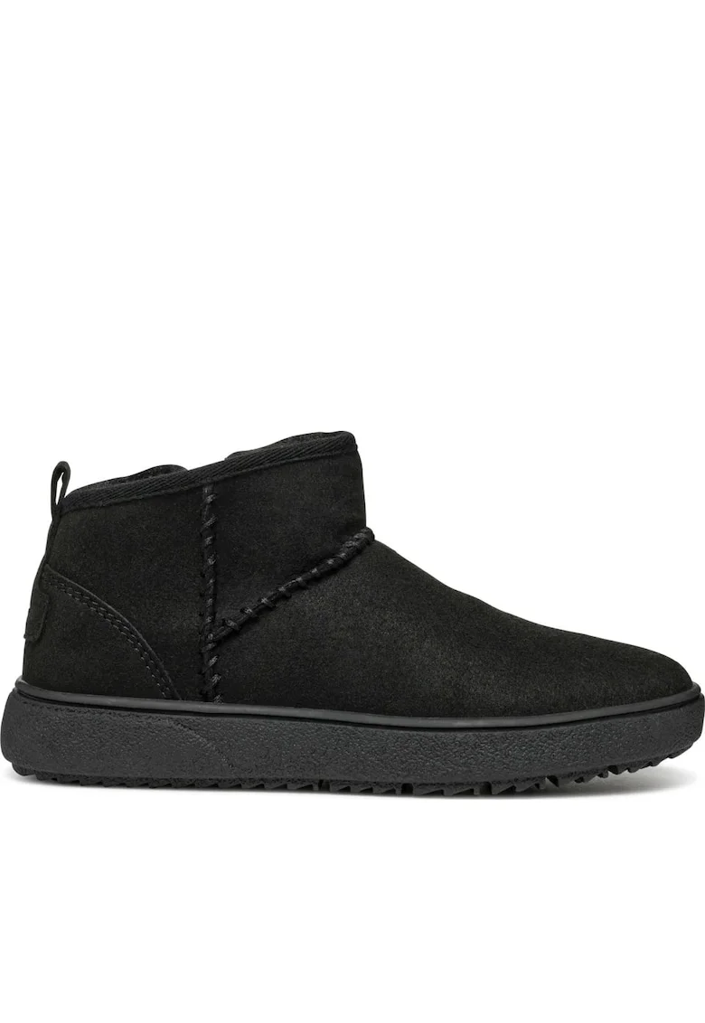 Ghete fete J46HUC 000AU C9999,  Sintetic, Negru