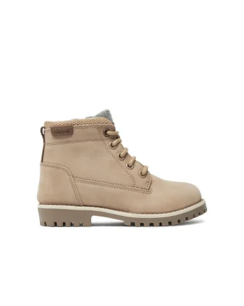 Ghete copii,  40298, Piele naturala, Bej, Bej