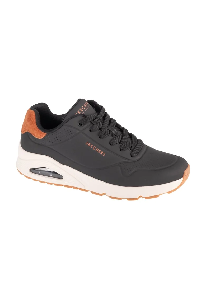 Pantofi sport cu insertii de piele intoarsa Uno-Suited On Air, Negru