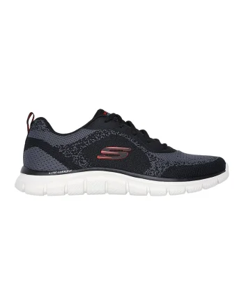 Pantofi sport din plasa Track Glendor, Negru/Gri antracit