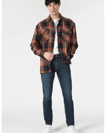 Blugi skinny, Bleumarin