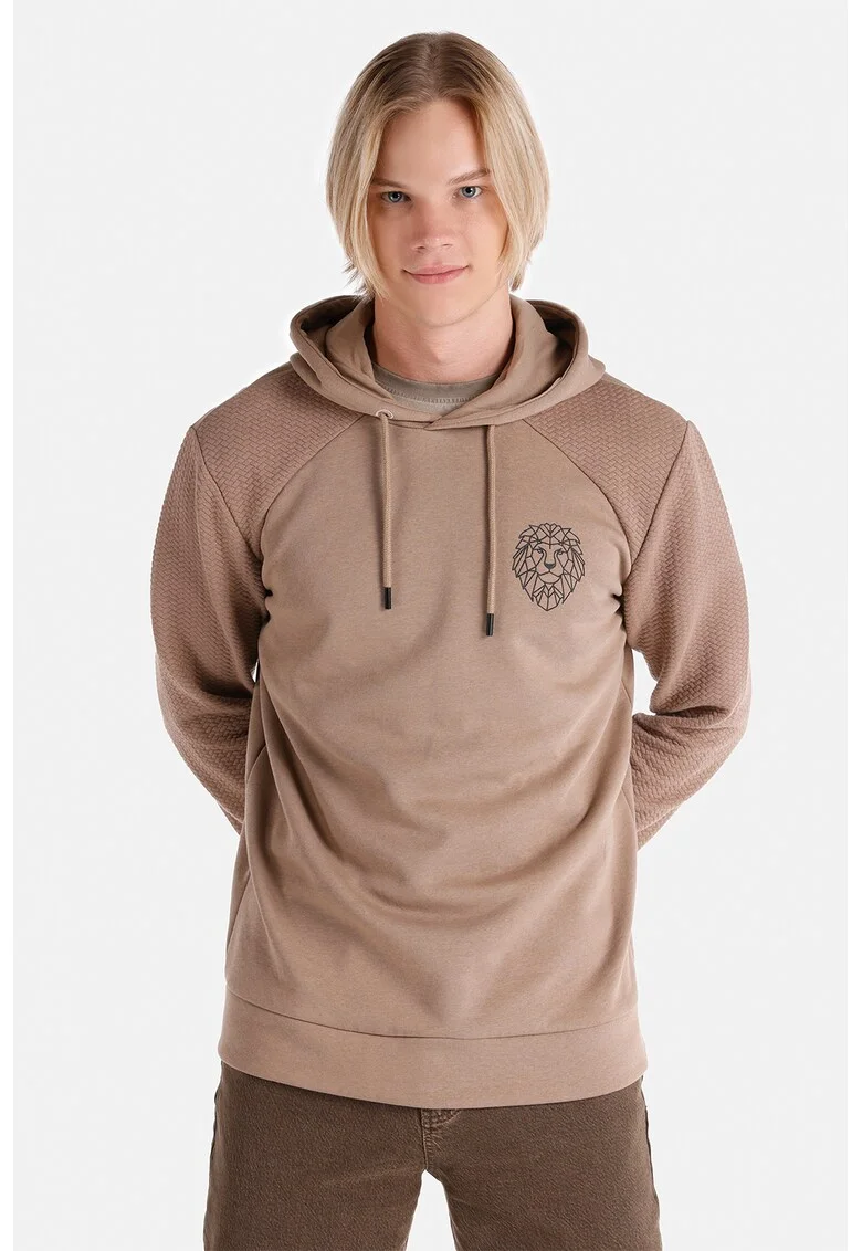 Hanorac cu maneci raglan, Maro camel