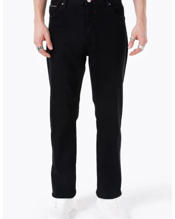 Blugi slim fit cu croiala dreapta 045 David, Negru