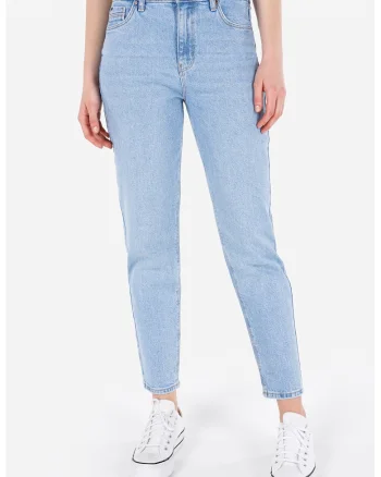 Blugi mom fit Maria, Albastru lavanda