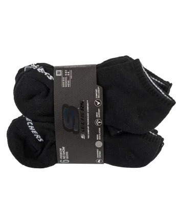 Set sosete Unisex,  6pk Core Lowcut Lg Socks S118209-BLK, Negru, 35-38, 6 buc
