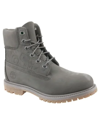 Ghete dama,  Piele nabuc, Gri, Gri