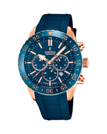 Ceas barbatesc  Ceramic, F20516/2 1327628566, Albastru