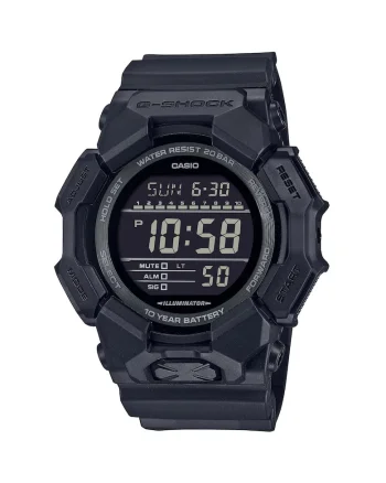 Ceas G-SHOCK GD-010-1A1ER, negru, 51mm, rezistent la apa 200m, curea din cauciuc