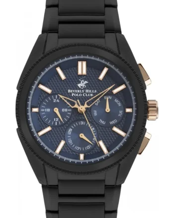 Ceas de barbati BEVERLY HILLS BP3213X.690, nuanta de bleumarin, perfect pentru cadou