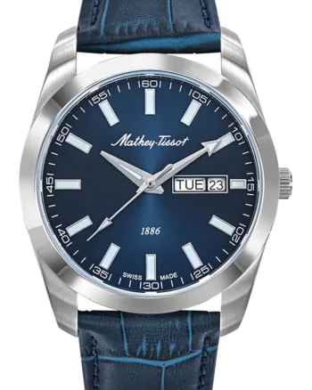 Ceas barbatesc MATHEY-TISSOT H453ALBU, clasic, bleumarin