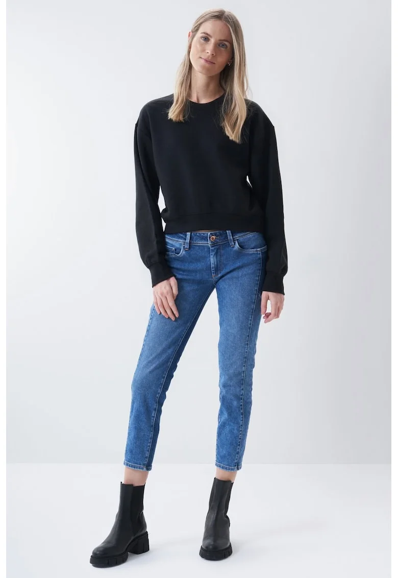 Blugi skinny trei sferturi Wonder