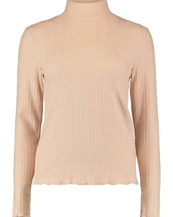 Bluza cu guler mediu, Piersica