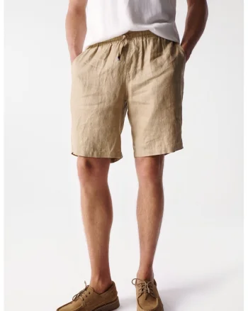 - Pantaloni scurti Regular fit din in