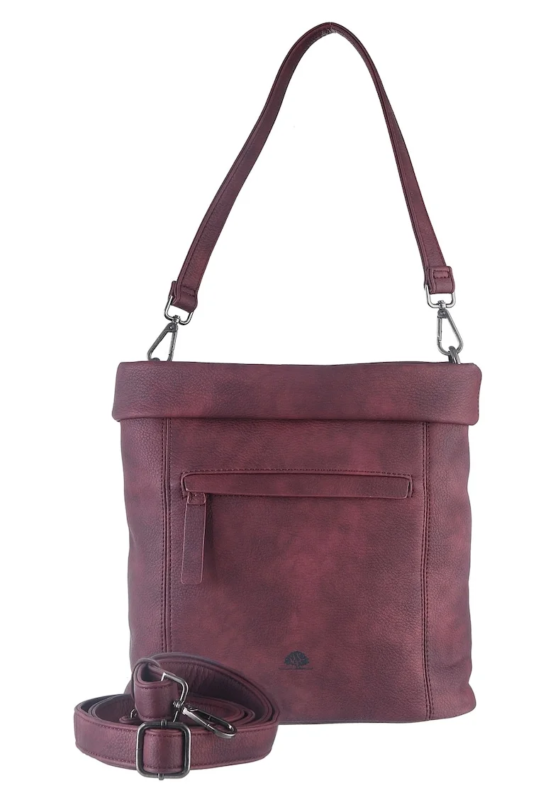 Geanta umar dama piele ecologica mov 31 x 32 x 13 cm, Liselotte