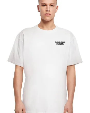 Tricou din bumbac cu imprimeu text, Alb/Negru