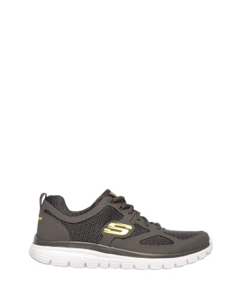 Pantofi sport cu garnitura de piele Burns Agoura, Gri inchis