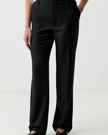 Kenzo pantaloni pentru femei din lână