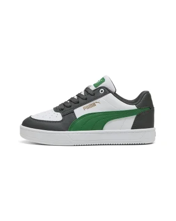 Pantofi sport Caven 2.0 de piele ecologica, Alb/Verde/Gri antracit