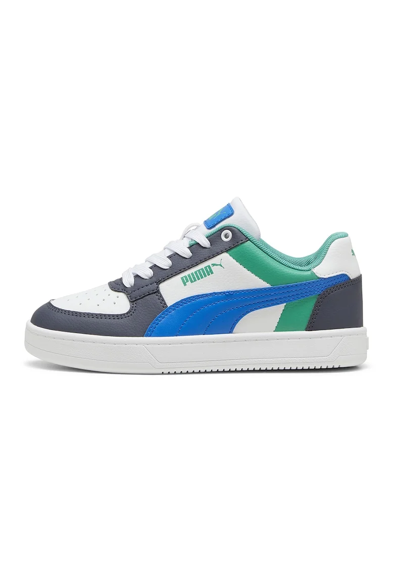 Pantofi sport Caven 2.0 cu model colorblock, Alb/Verde/Albastru royal