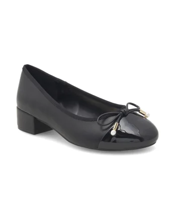 Pantofi dama,  516682, Piele ecologica, Negru