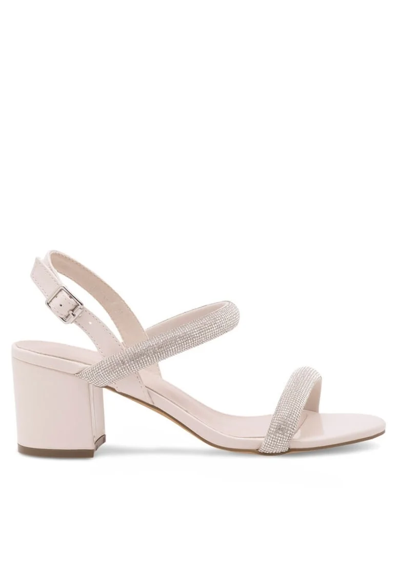 Sandale  pentru femei, material sintetic, culoare bej, Bej