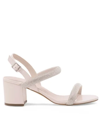 Sandale  pentru femei, material sintetic, culoare bej, Bej