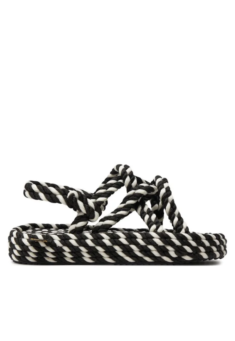 Sandale dama,  30407642837, Piele ecologica, Negru