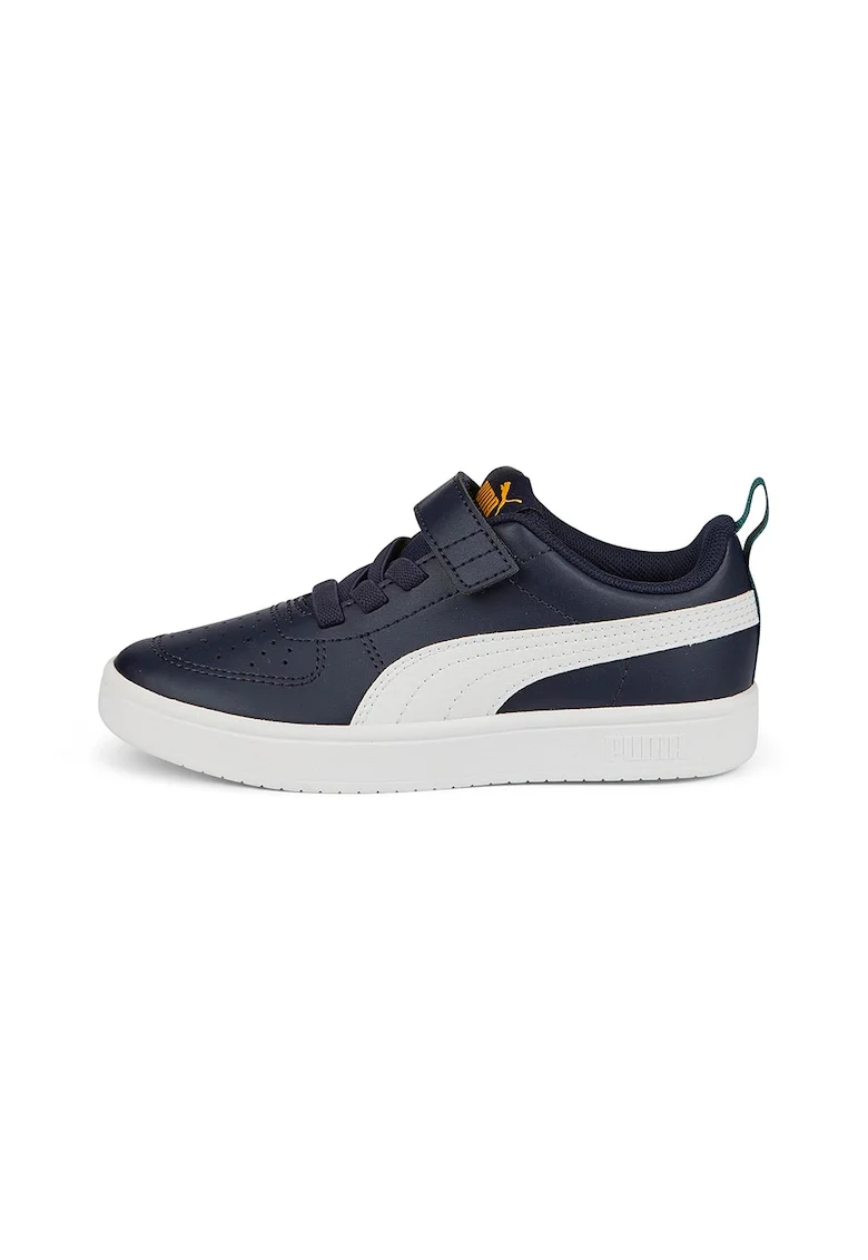 Pantofi sport de piele ecologica cu inchidere velcro Rickie AC+, Bleumarin