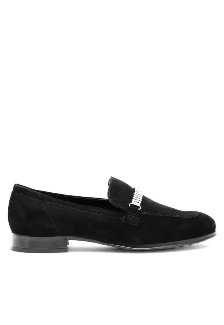 Tenisi dama,  590558847999439, Piele naturala, Negru