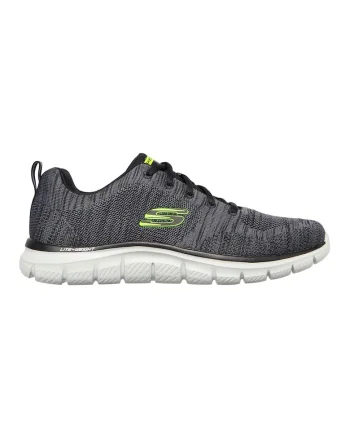 Pantofi sport de plasa tricotata Front Runner, Negru/Gri