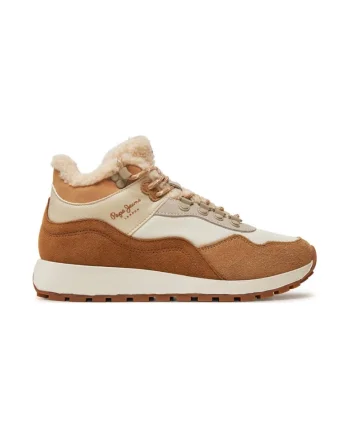 Sneakers PLS60018 Bej,  Piele naturala
