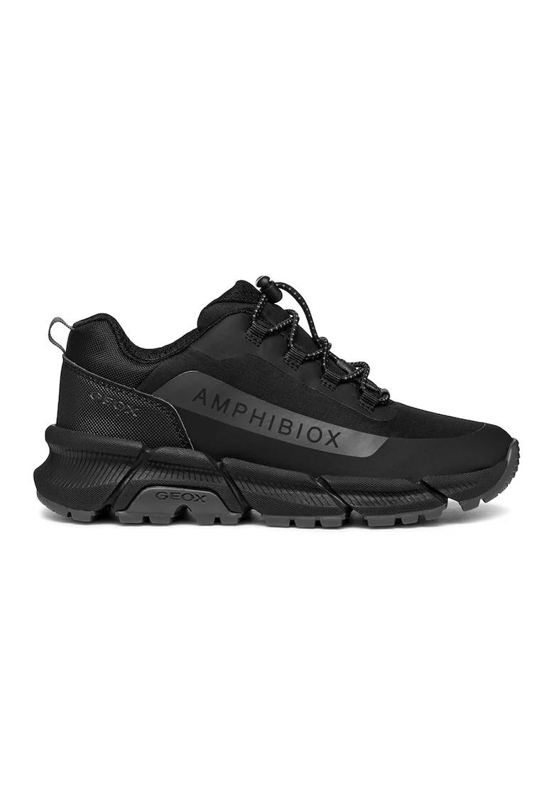Pantofi sport impermeabili cu insertii de plasa, Negru/Gri