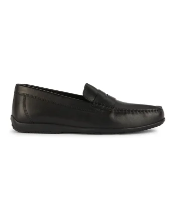 Mocasini de piele, Negru